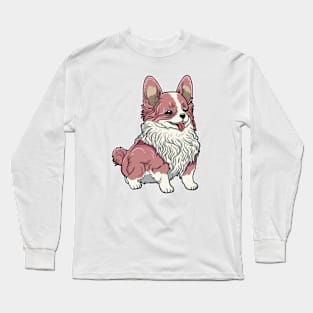 Cute Corgi Dog Long Sleeve T-Shirt